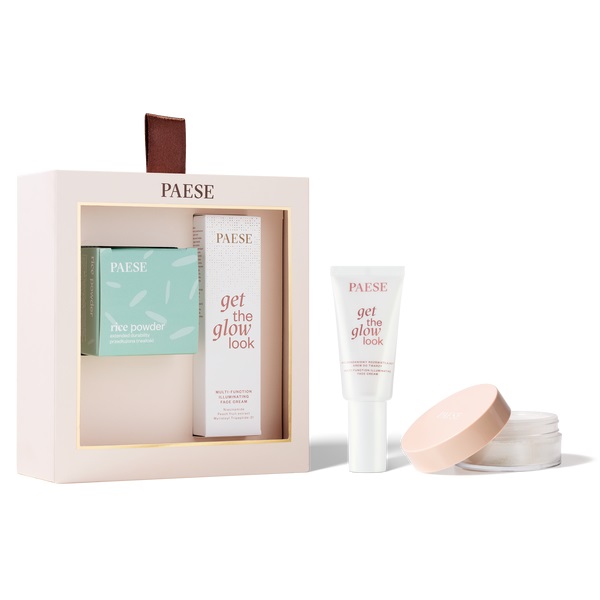 3433681760285215 All About The Base 02 zestaw rozświetlający krem do twarzy 30ml + sypki puder ryżowy 10g - obrazek 1