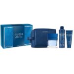Seductive Homme Blue zestaw woda toaletowa spray 100ml + dezodorant spray 226ml + żel pod prysznic 100ml + kosmetyczka