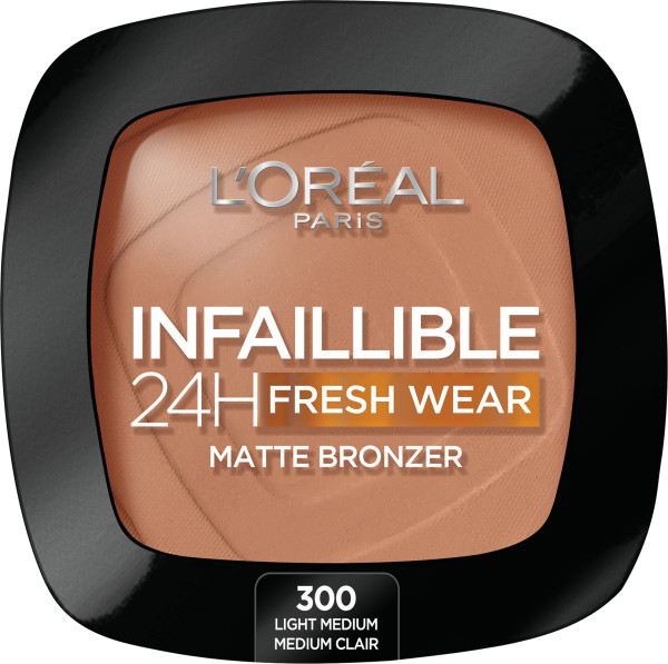 34461651662633946 Infaillible 24H Fresh Wear Soft Matte Bronzer matujący bronzer do twarzy 300 Light Medium 9g - obrazek 1