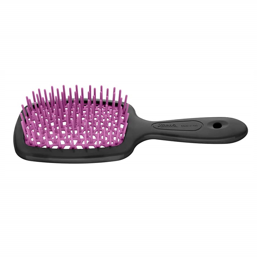 34597781678872984 Small Superbrush mała szczotka do rozczesywania włosów Czarno-Fuksjowa - obrazek 1