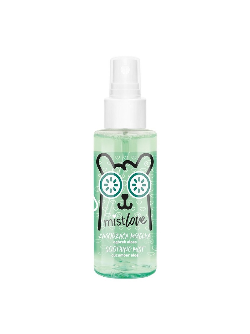34599741645805702 MistLove łagodząca mgiełka do twarzy ciała i włosów Ogórek i Aloes 95ml - obrazek 1
