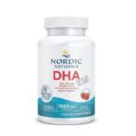 DHA Xtra wysoko skoncentrowane kwasy DHA suplement diety Truskawka 60 kapsułek