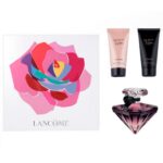 La Nuit Tresor zestaw woda perfumowana spray 50ml + balsam do ciała 50ml + żel pod prysznic 50ml