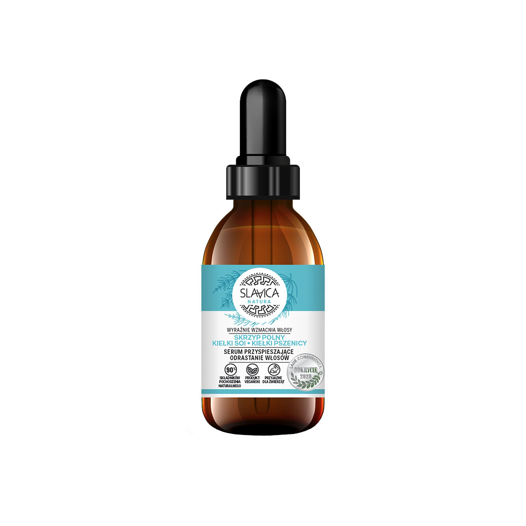 3483751646910858 Natura serum przyspieszające odrastanie włosów Skrzyp Polny + Kiełki Soi i Pszenicy 30ml - obrazek 1