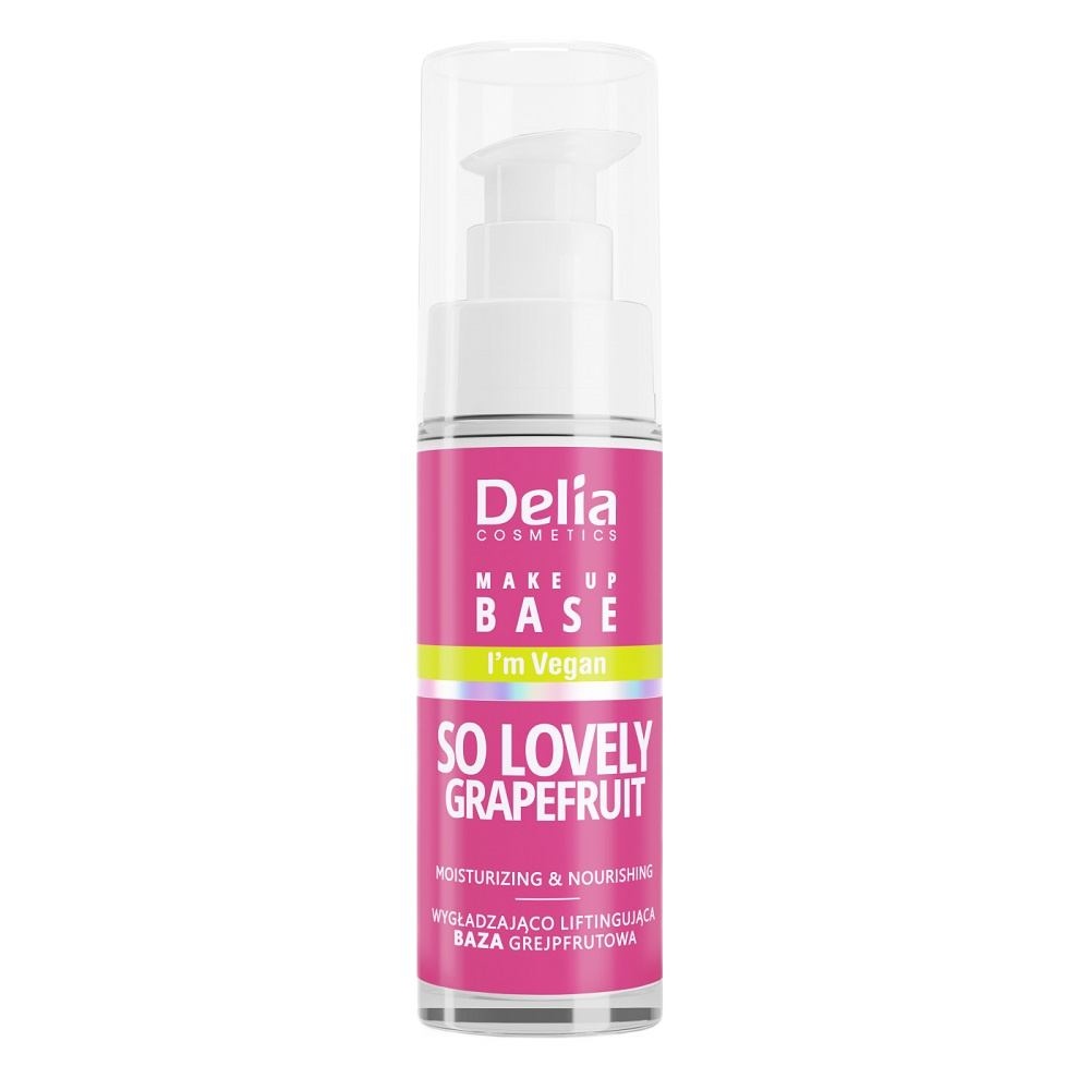 34858441713931165 Vegan Make Up Base wegańska baza nawilżająco-odżywcza So Lovely Grapefruit 30ml - obrazek 1