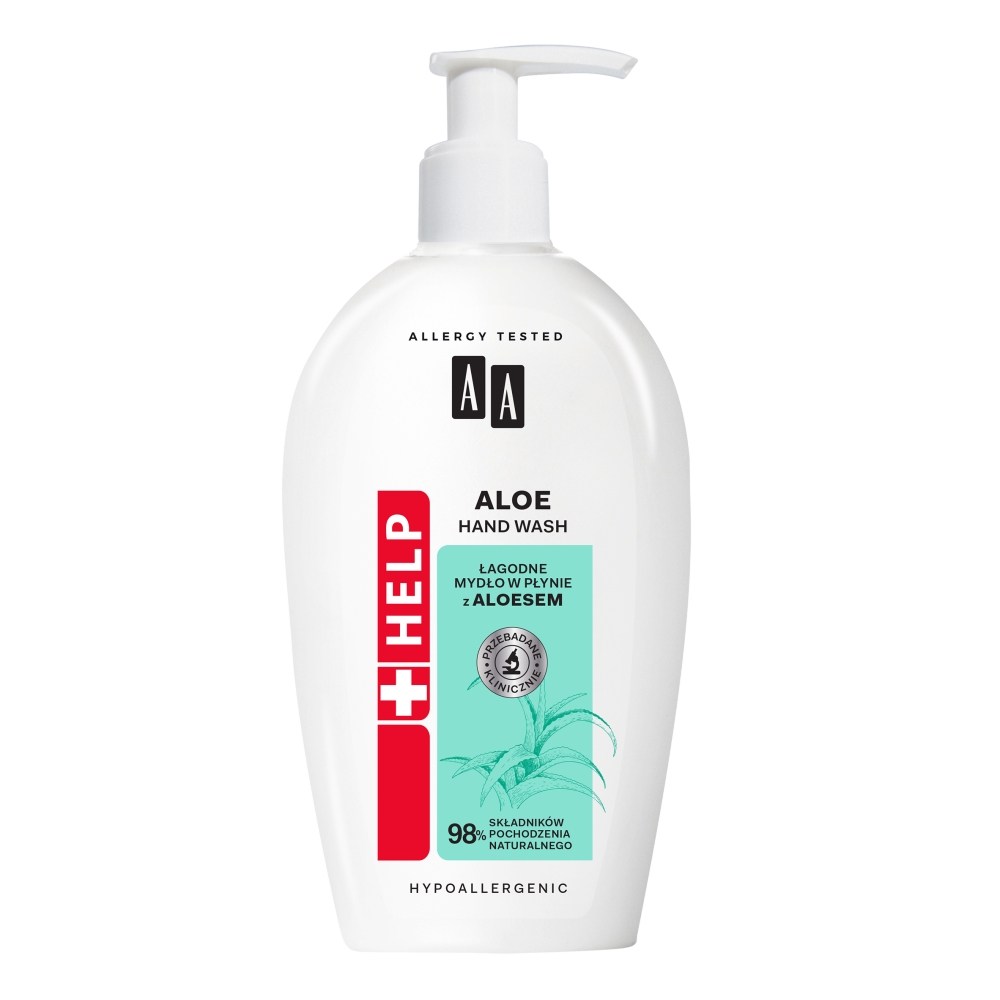 35050321633000114 Help łagodne mydło w płynie z aloesem 300ml - obrazek 1