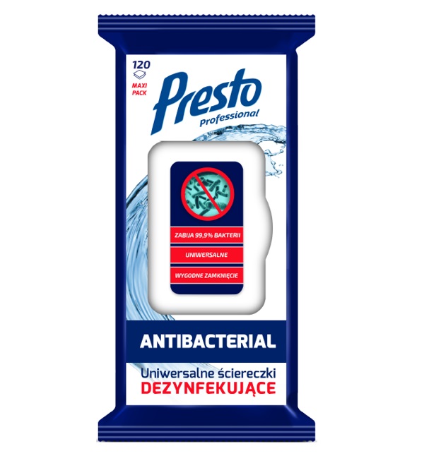 35058651616743754 Antibacterial uniwersalne ściereczki dezynfekujące 120szt. - obrazek 1