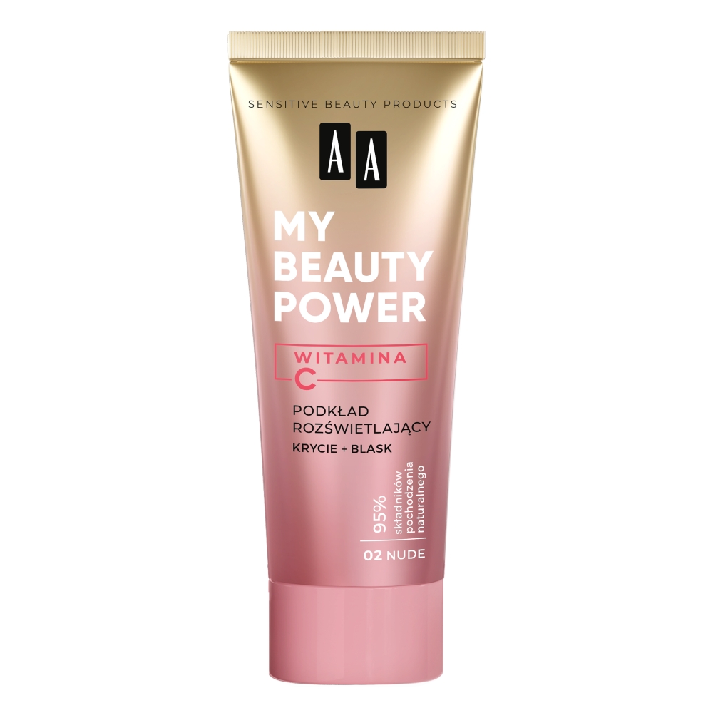 35111341729851094 My Beauty Power rozświetlający podkład 02 Nude 30ml - obrazek 1