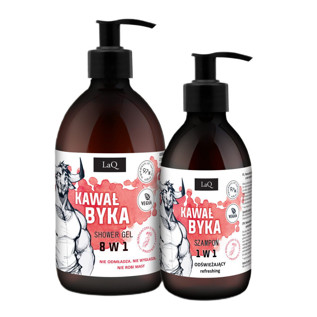 35148181729525209 Kawał Byka zestaw żel pod prysznic 500ml + szampon do włosów 300ml - obrazek 1