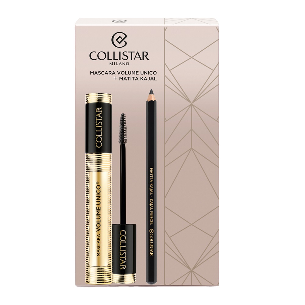 35174061638862800 Zestaw Volume Unico Mascara tusz do rzęs Black 13ml + Kajal Pencil kredka do oczu Black 1.2ml - obrazek 1