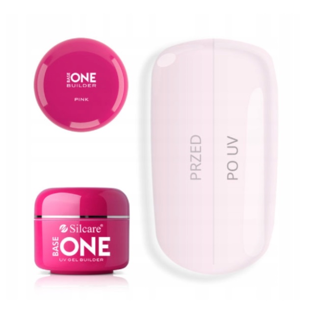 35242301710154200 Base One Pink żel budujący do paznokci 15g - obrazek 1