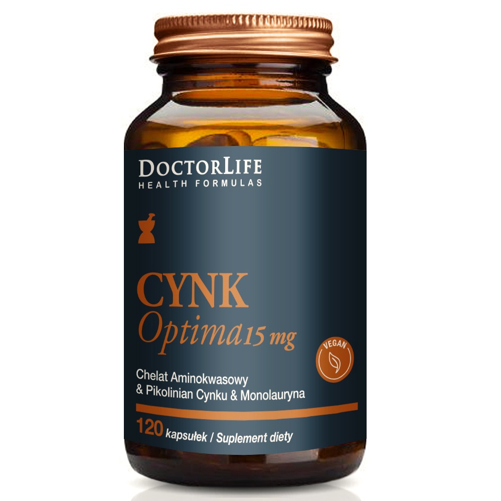 35287491660706536 Cynk Optima 15mg suplement diety 120 kapsułek - obrazek 1