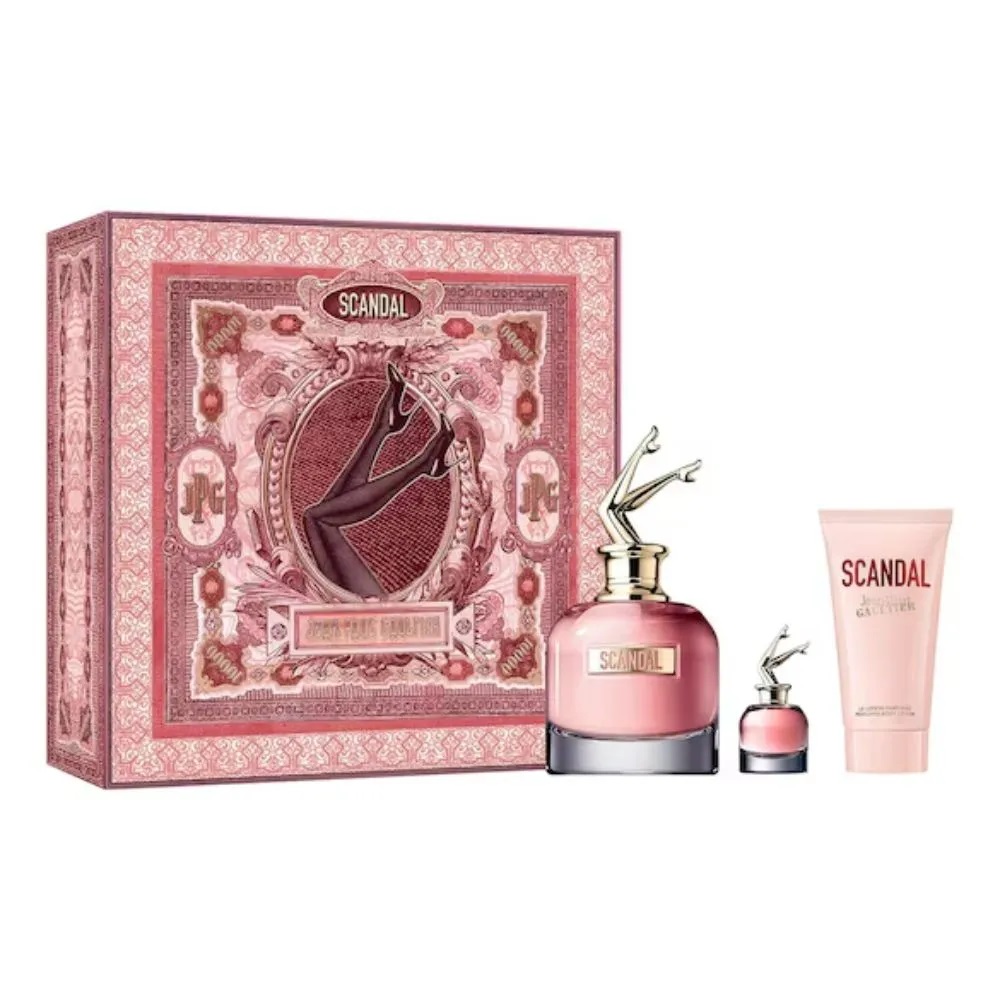 35292721727849088 Scandal zestaw woda perfumowana spray 80ml + woda perfumowana spray 6ml + balsam do ciała 75ml - obrazek 1