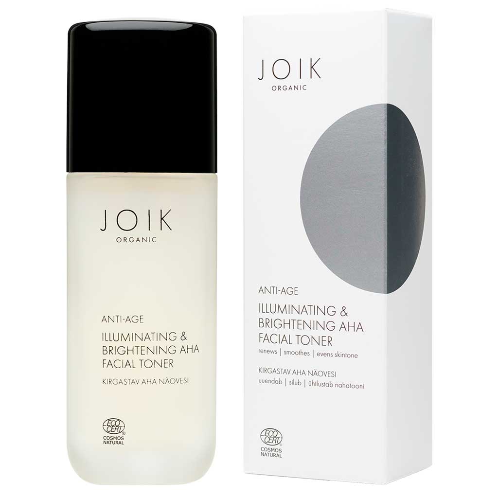35526031644599213 Organic Anti-Age Illuminating&Brightening AHA Facial Toner rozświetlający tonik do twarzy anti age z kwasami AHA 100ml - obrazek 1