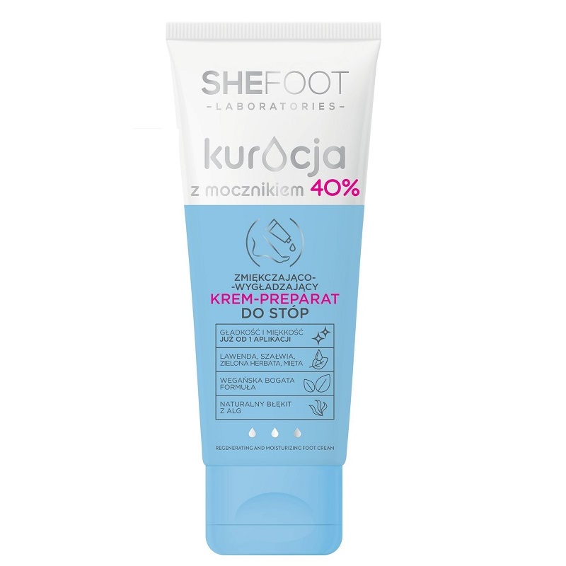 3558291697542183 Zmiękczająco-wygładzający krem-preparat do stóp z mocznikiem 40% 75ml - obrazek 1