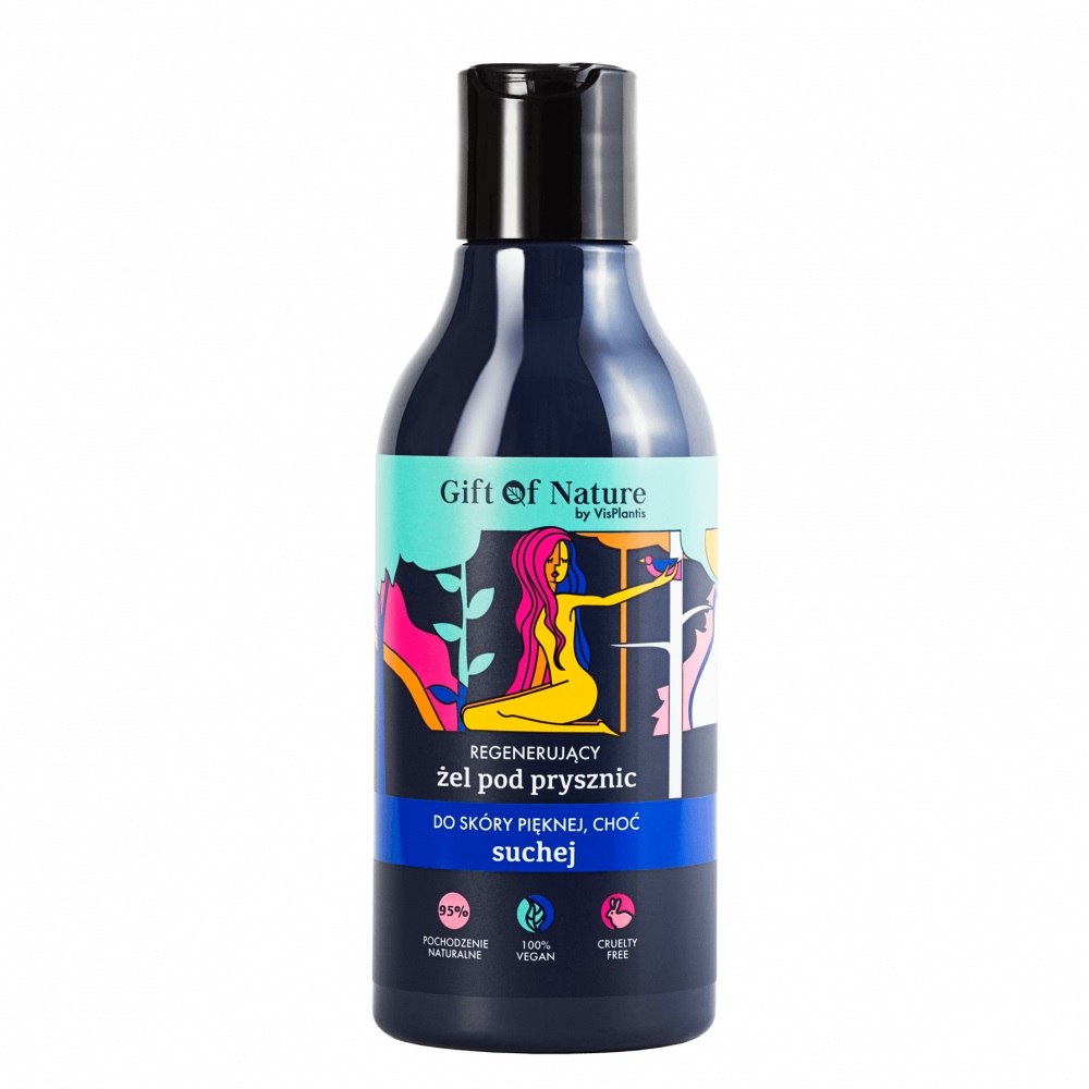 35711751621239917 Regenerujący żel pod prysznic dla skóry suchej 300ml - obrazek 1