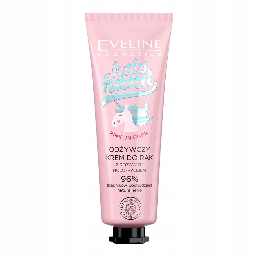 35712771634554229 Holo Hand Pink Unicorn odżywczy krem do rąk z różowym holo-pyłkiem 50ml - obrazek 1