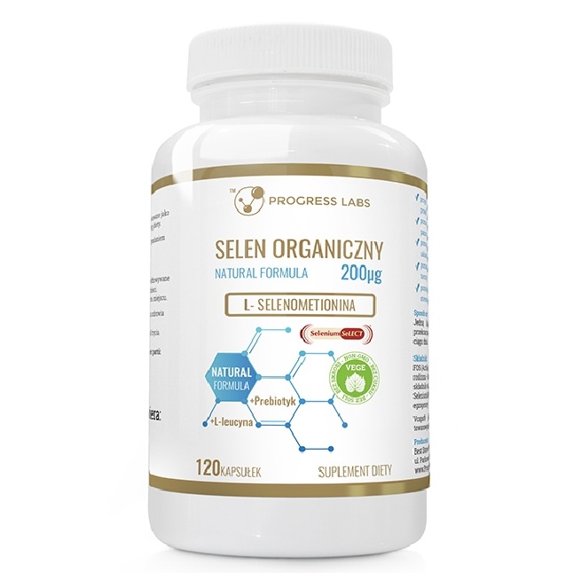 35717291747918447 Selen organiczny 200mcg suplement diety 120 kapsułek - obrazek 1