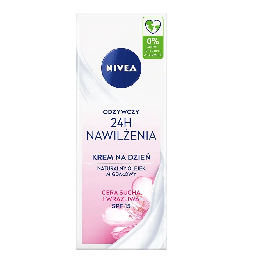 35734791750922250 24H Nawilżenia odżywczy krem na dzień cera sucha i wrażliwa SPF15 50ml - obrazek 1