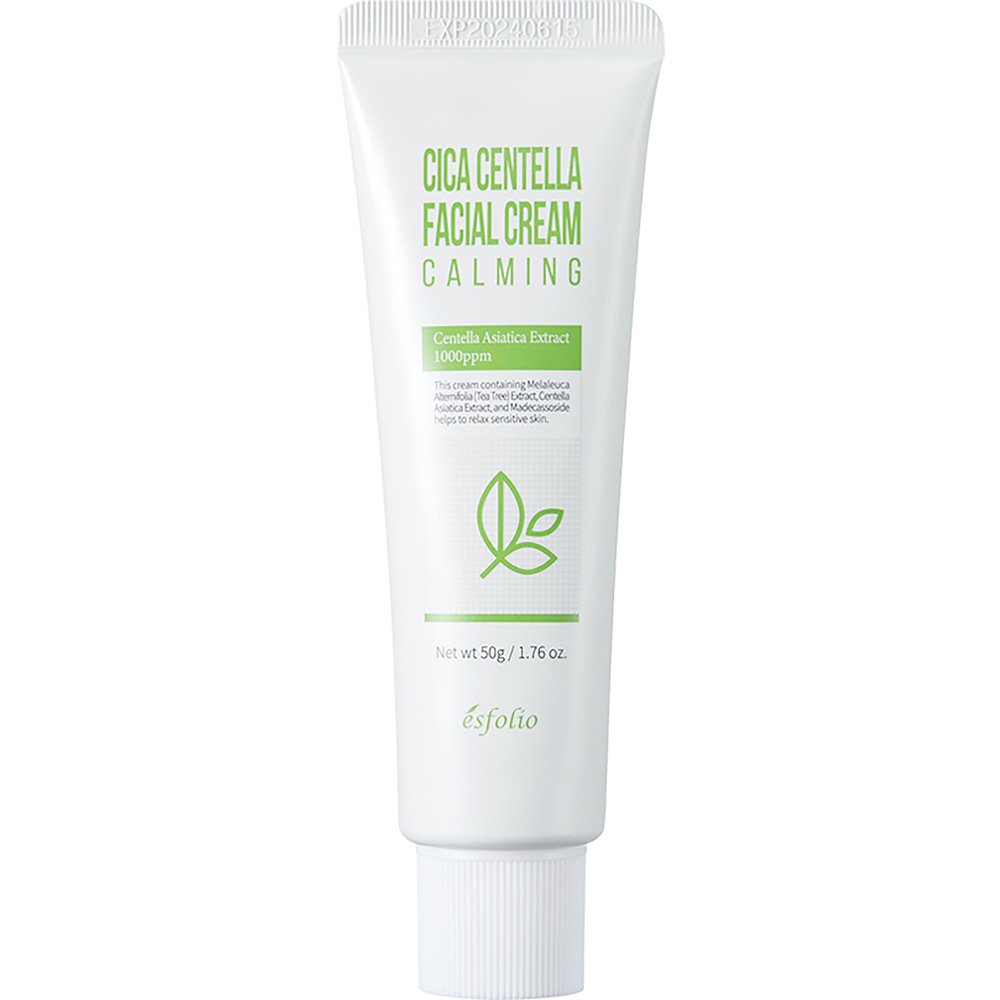 35744761751619591 Cica Centella Calming Facial Cream kojący krem do twarzy z ekstraktem z wąkrotki azjatyckiej 50ml - obrazek 1
