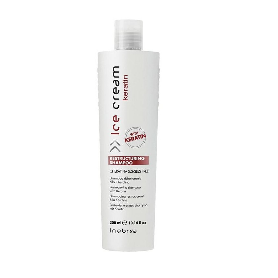 35772731632152854 Ice Cream Keratin Restructuring Shampoo restrukturyzujący szampon do włosów z keratyną 300ml - obrazek 1