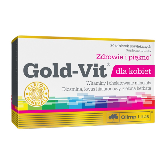 35788901743060724 Gold-Vit Dla Kobiet suplement diety 30 tabletek - obrazek 1