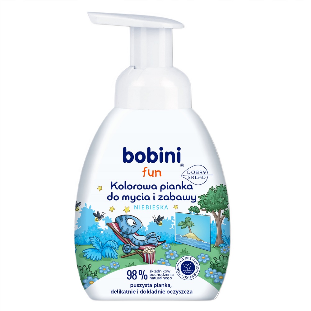 35865051754717981 Fun kolorowa pianka do mycia i zabawy Niebieska 300ml - obrazek 1