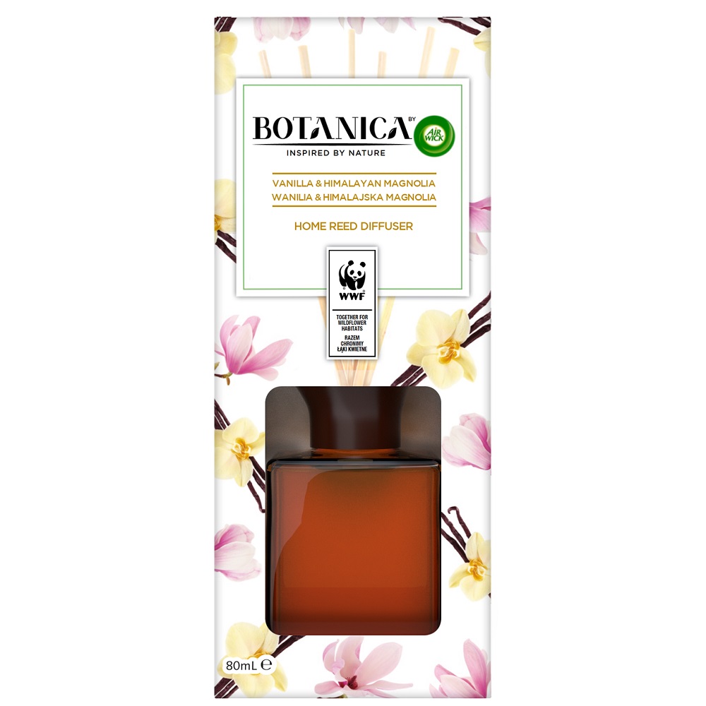 35893451680792684 Botanica patyczki zapachowe Wanilia & Himalajska Magnolia 80ml - obrazek 1
