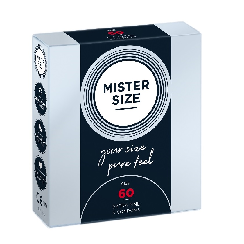 35927371712819249 Condoms prezerwatywy dopasowane do rozmiaru 60mm 3szt. - obrazek 1
