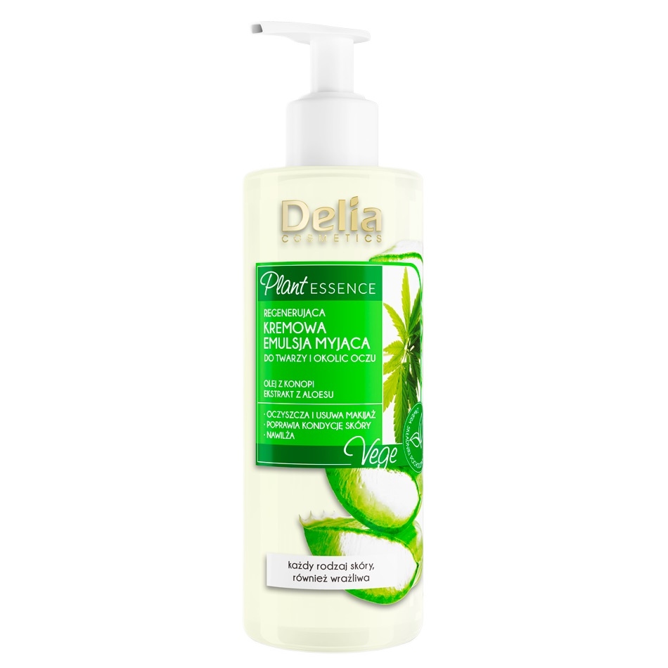 35954791724993433 Plant Essence regenerująca emulsja do mycia twarzy i okolic oczu 200ml - obrazek 1