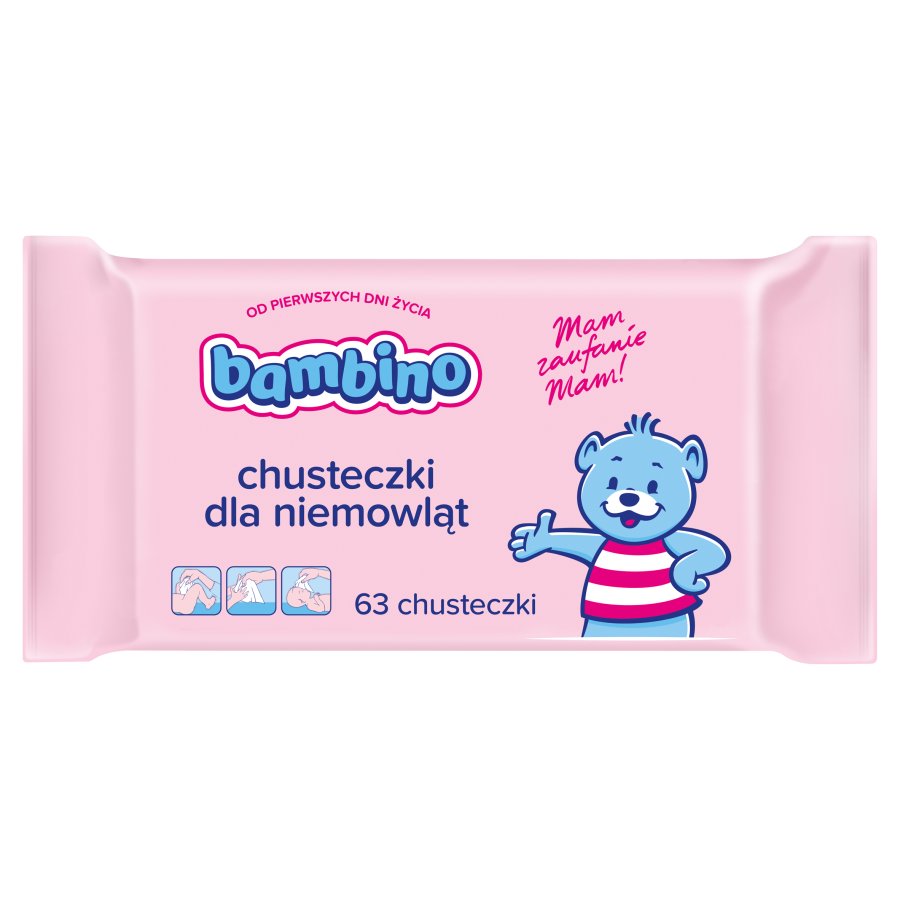 35998491675419997 Chusteczki dla niemowląt 63szt. - obrazek 1