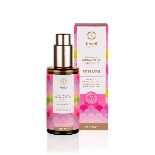 36010621628156009 Skin & Soul odżywczy olejek do ciała Rose Love 100ml - obrazek 1