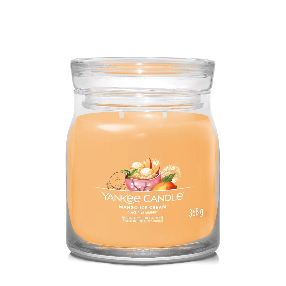 36046411747819113 Średnia świeca zapachowa Mango Ice Cream 368g - obrazek 1