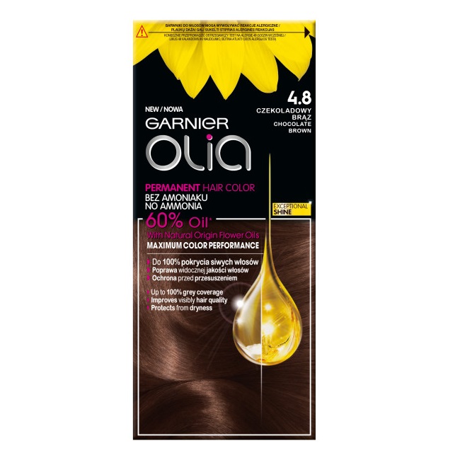 36047981651671063 Olia farba do włosów 4.8 Czekoladowy Brąz - obrazek 1