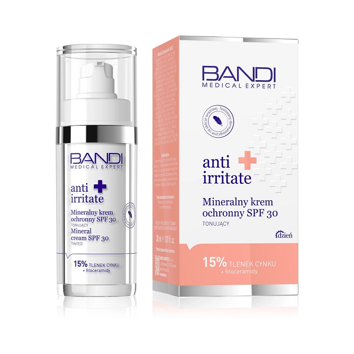 36062311662712431 Anti Irritate mineralny krem ochronny SPF30 tonujący 30ml - obrazek 1