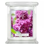 Średnia świeca zapachowa z dwoma knotami Fresh Lilac 411g