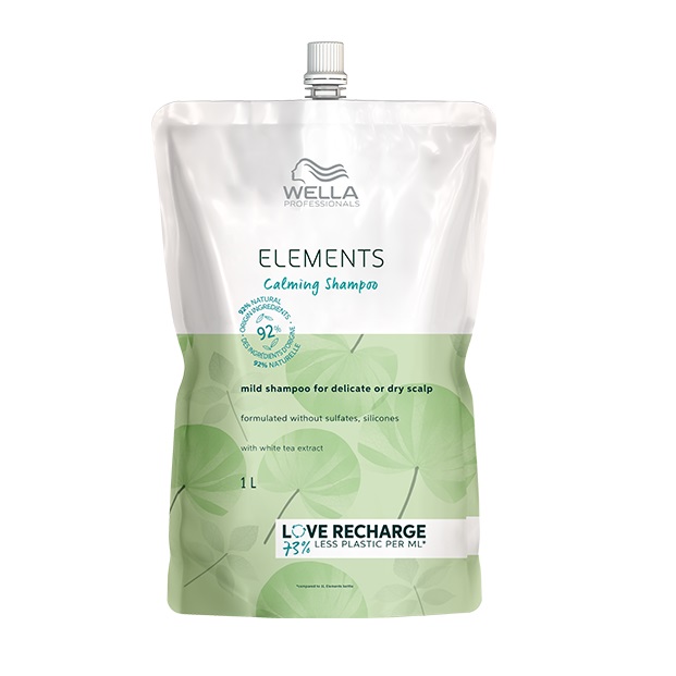 36121111655128162 Elements Calming Shampoo łagodzący szampon do włosów Refill 1000ml - obrazek 1