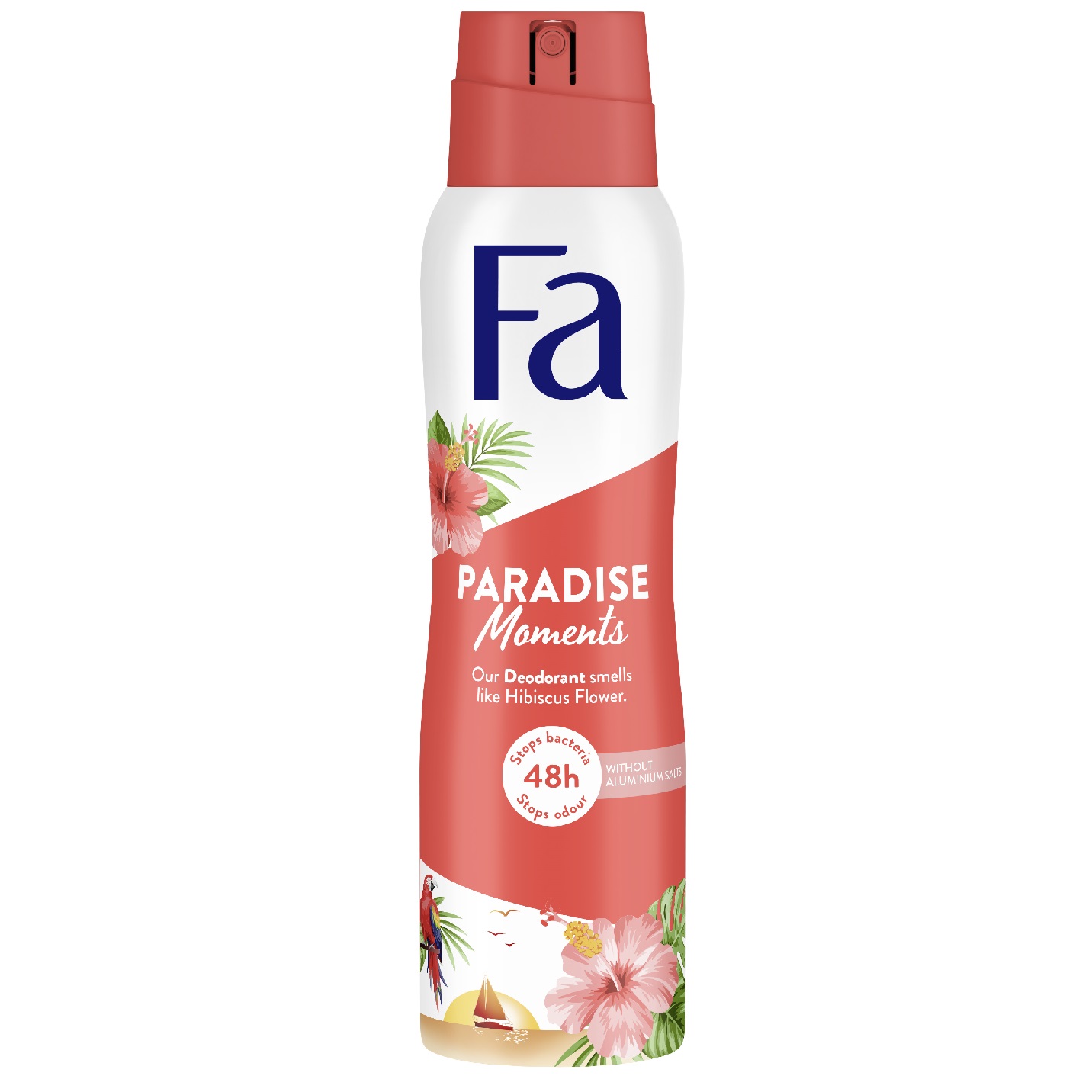36168481678192306 Paradise Moments dezodorant w sprayu o zapachu kwiatu hibiskusa 150ml - obrazek 1