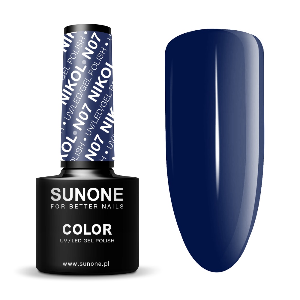 36193071713788514 UV/LED Gel Polish Color lakier hybrydowy N07 Nikol 5g - obrazek 1