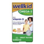 Wellkid Omega-3 suplement diety dla dzieci 60 kapsułek do żucia
