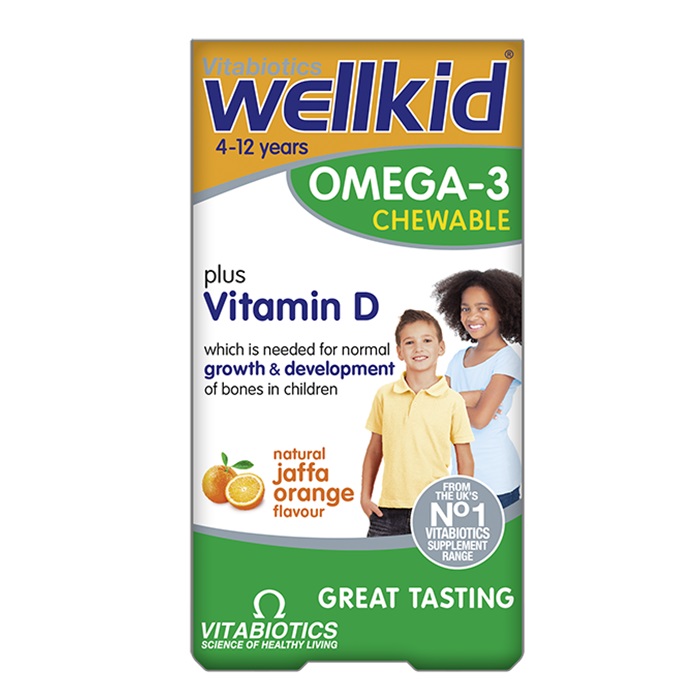 36211211731420479 Wellkid Omega-3 suplement diety dla dzieci 60 kapsułek do żucia - obrazek 1