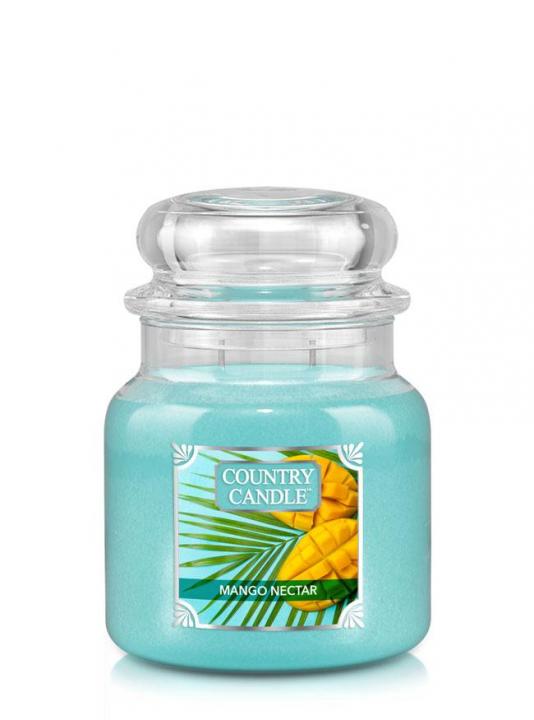 36218561637739813 Średnia świeca zapachowa z dwoma knotami Mango Nectar 453g - obrazek 1