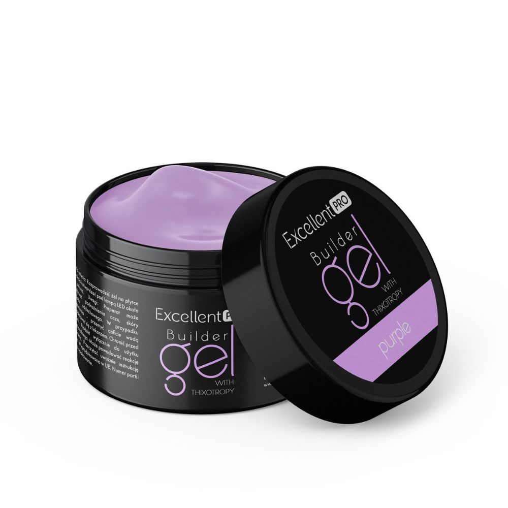 36239021761485563 Builder Gel With Thixotropy żel budujący Purple 15g - obrazek 1