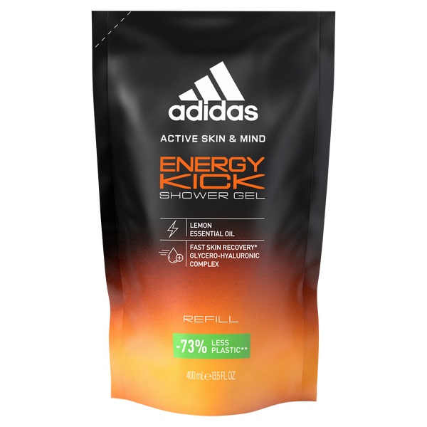 36310711707314590 Active Skin & Mind Energy Kick żel pod prysznic dla mężczyzn refill 400ml - obrazek 1