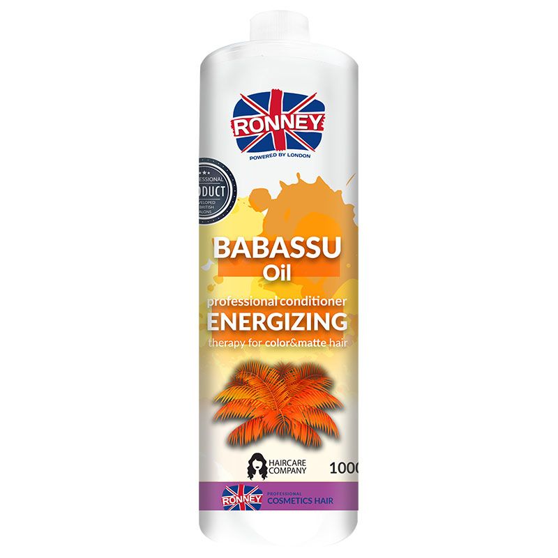 36320581695910146 Babassu Oil Professional Conditioner Energizing energetyzująca odżywka do włosów farbowanych 1000ml - obrazek 1