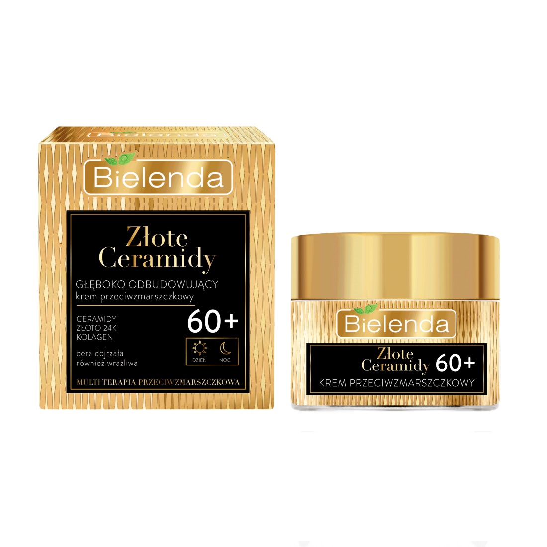 36377881669134869 Złote Ceramidy głęboko odbudowujący krem przeciwzmarszczkowy 60+ na dzień i noc 50ml - obrazek 1
