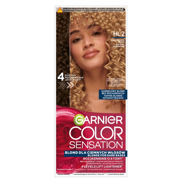 36396271756984153 Color Sensation trwała farba do włosów HL2 Karmelowy Blond - obrazek 1