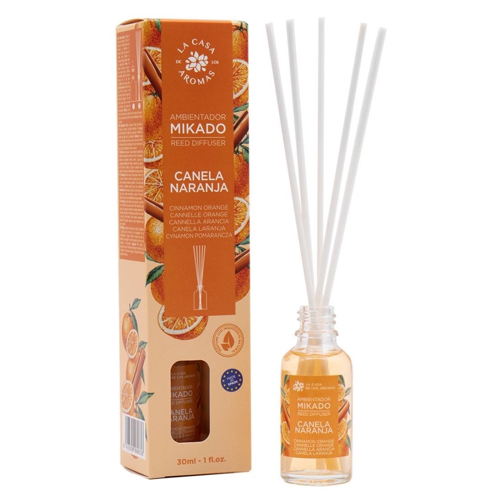 36403701718170489 Mikado patyczki zapachowe Cynamon & Pomarańcza 30ml - obrazek 1