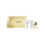 Vanitas zestaw woda perfumowana spray 50ml + balsam do ciała 50ml + żel pod prysznic 50ml