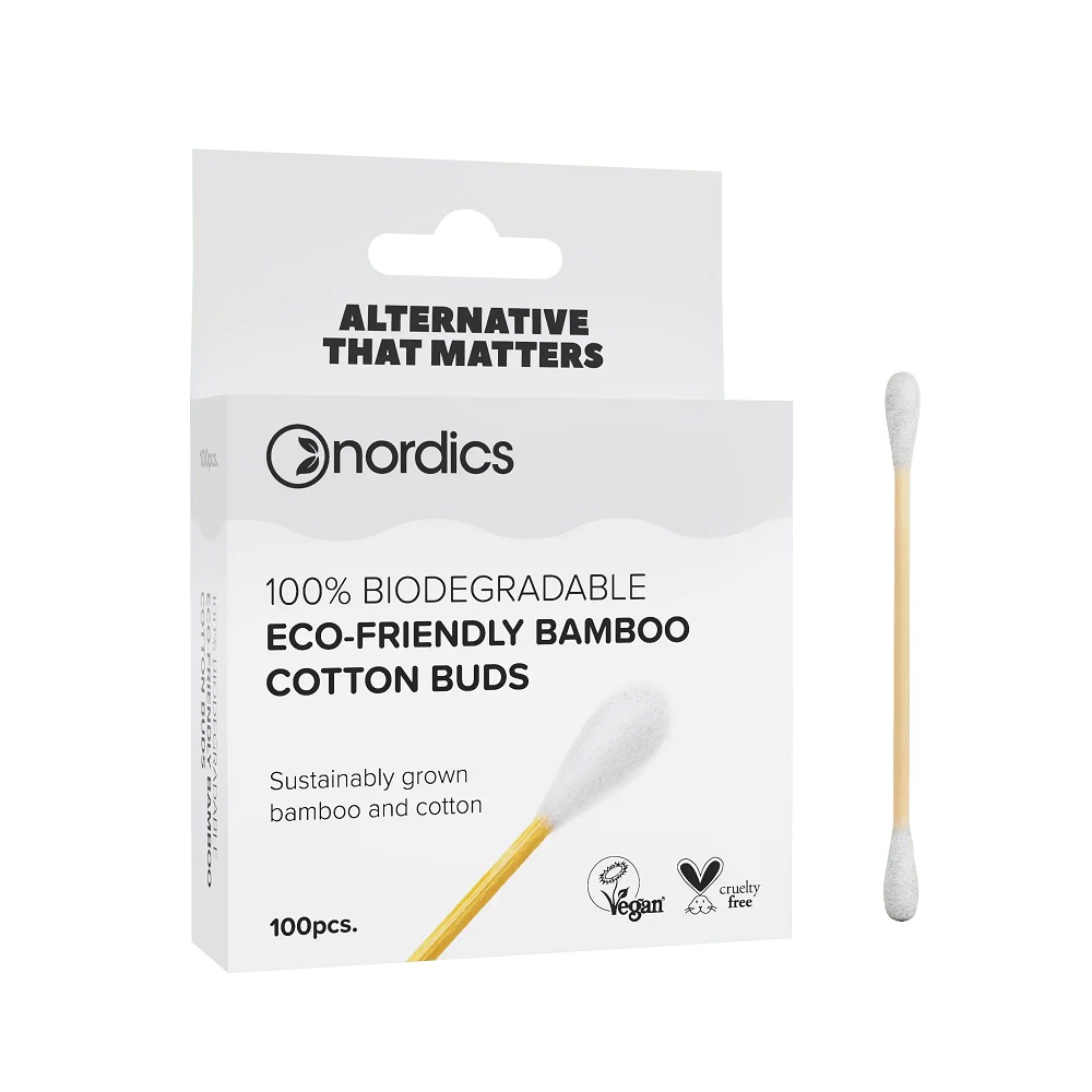 36480041676883366 Bamboo Cotton Buds patyczki bambusowe White 100szt. - obrazek 1